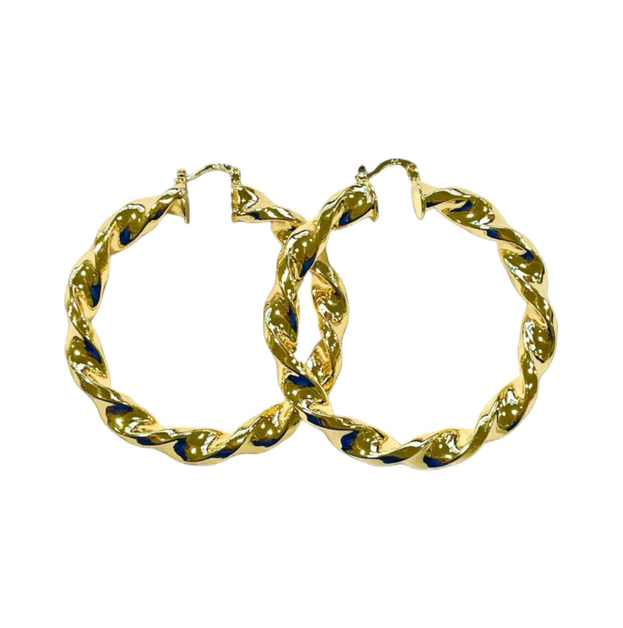 GOLD TWIST EARRINGS