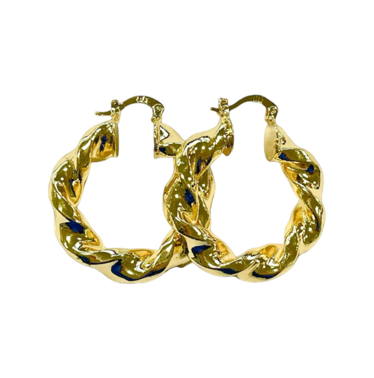 GOLD TWIST EARRINGS