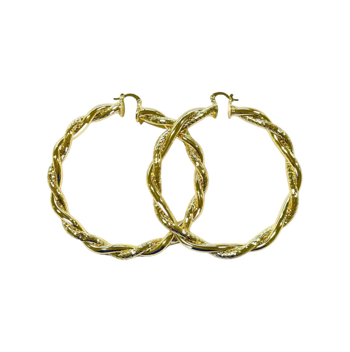 GOLD TWIST EARRINGS