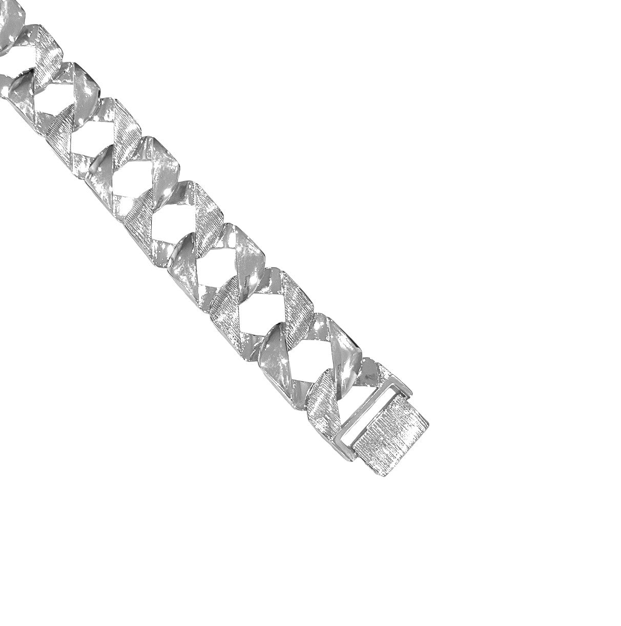 Extra Large Cuban Bracelet Silver