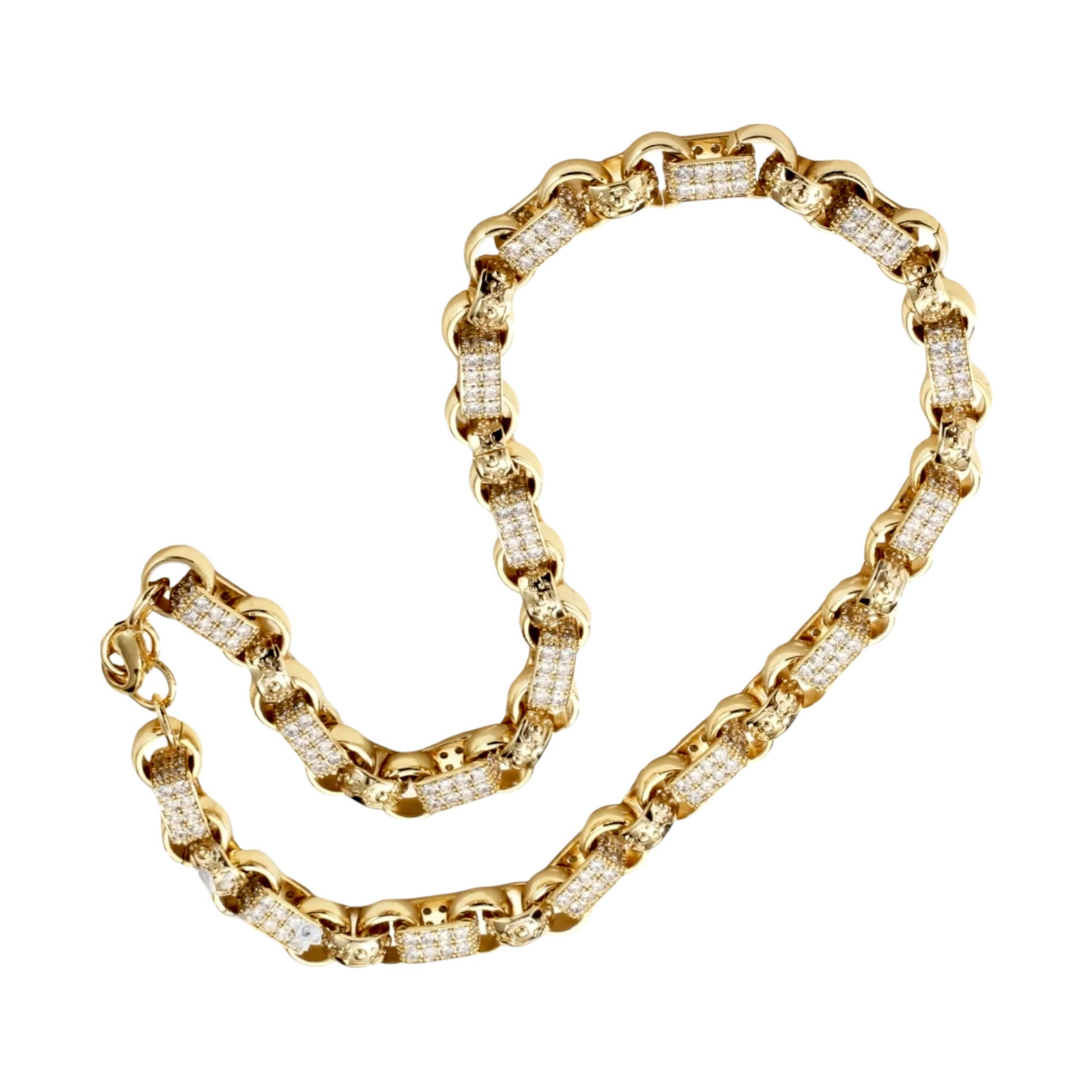 GOLD ICED OUT CHAIN