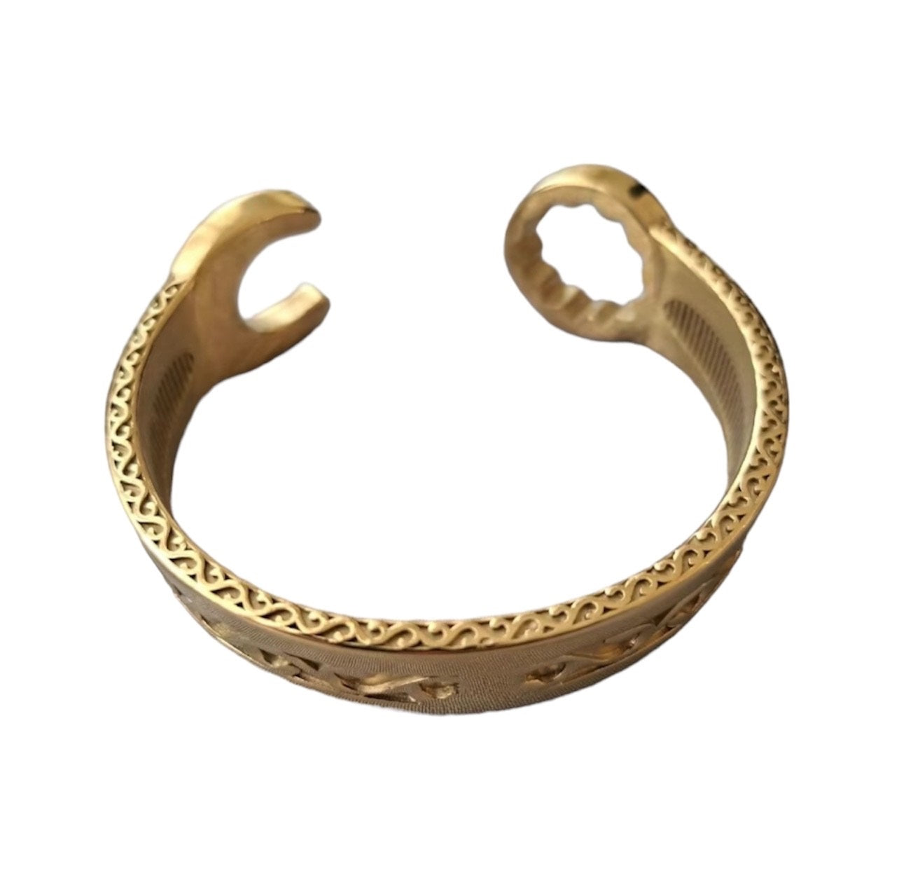 GOLD & SILVER SPANNER BRACELET